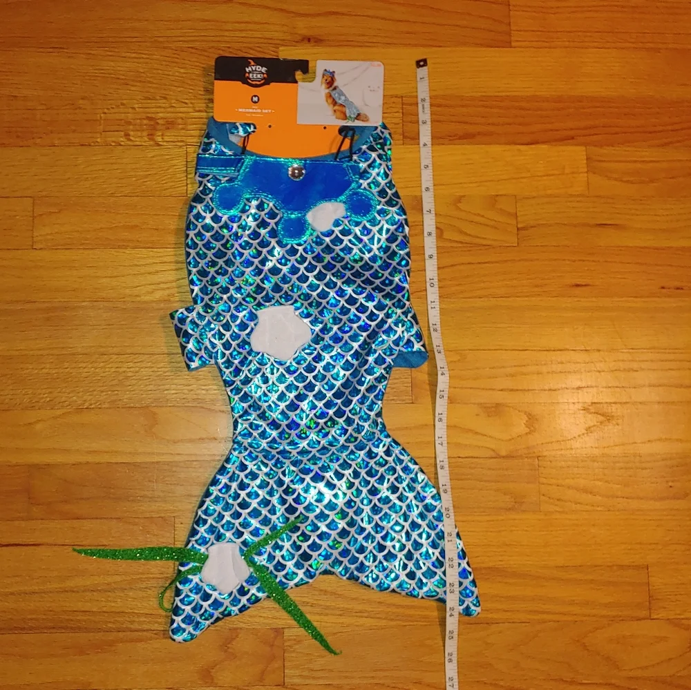 Dog MEDIUM Mermaid Halloween Dog Costume Hyde and Eek MEDIUM Up to 50 lbs